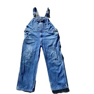 Classic Blue Denim Men's Overalls